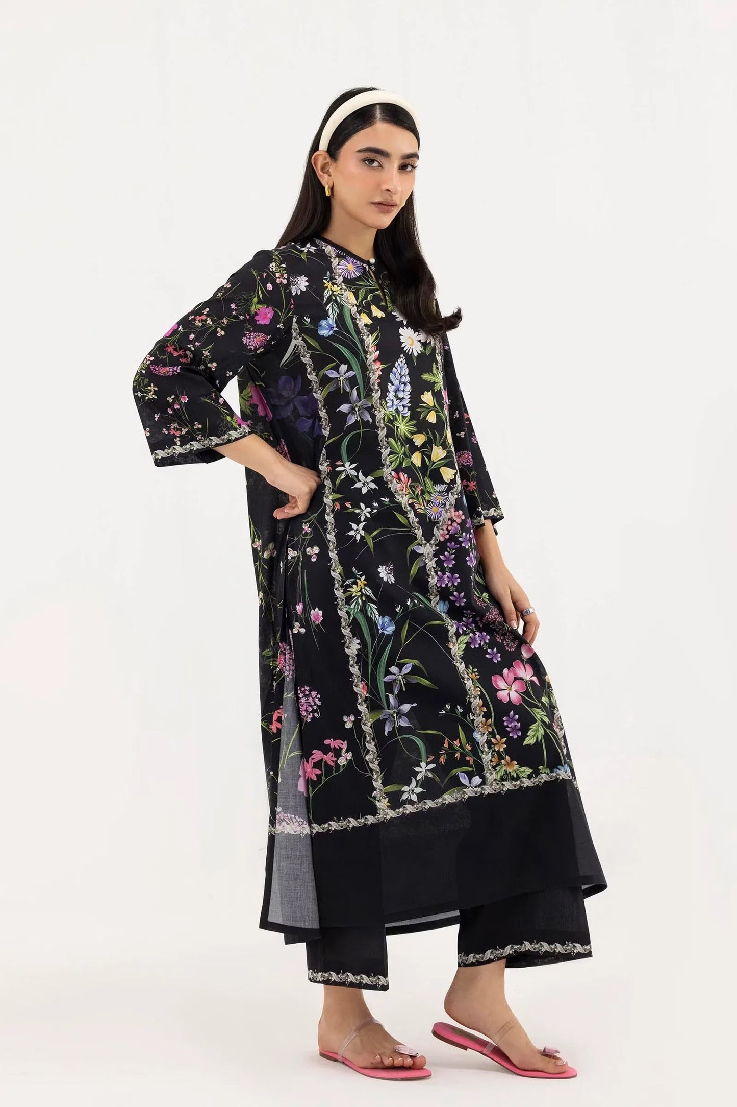New In '26 - Stitched Printed Lawn Shirt+ Culotte | SS26BSP208P2T