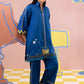 New In '26 - Stitched Embroidered Lawn Shirt + Culotte | SS26ESE302P2T