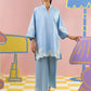 New In '26 - Stitched Embroidered Lawn Shirt+ Culotte | SS26ESE316P2T