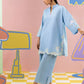 New In '26 - Stitched Embroidered Lawn Shirt+ Culotte | SS26ESE316P2T