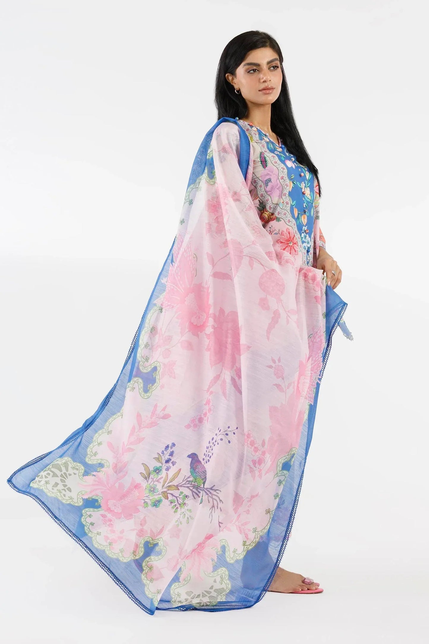 New In '26 - Stitched Printed Muzlin Suit | SS26MUZ113BP3