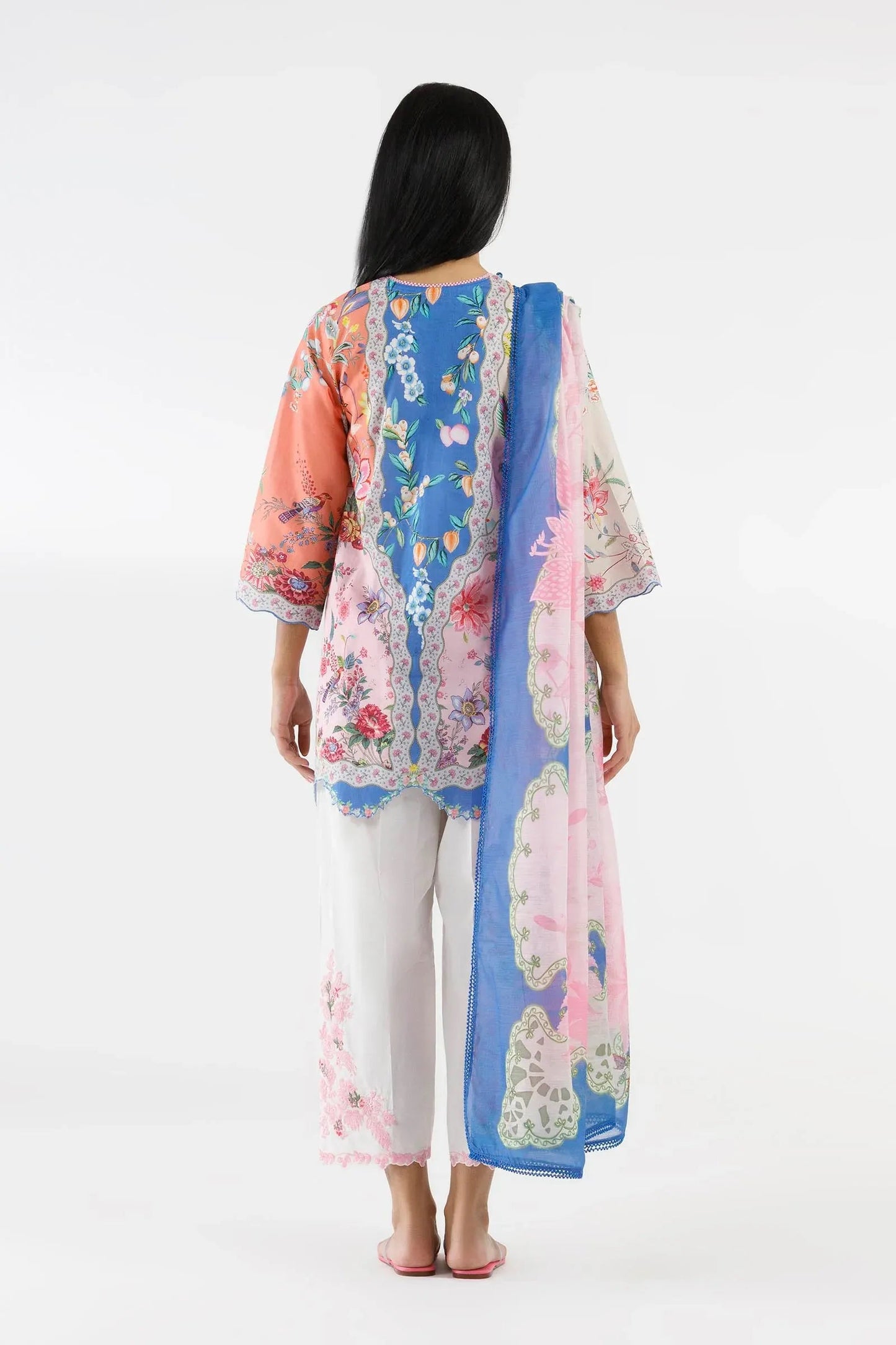 New In '26 - Stitched Printed Muzlin Suit | SS26MUZ113BP3