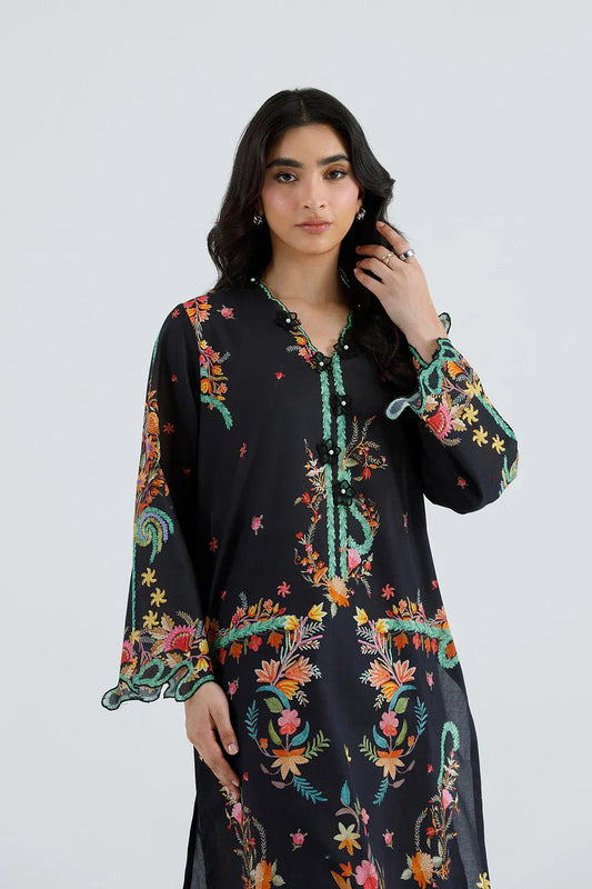 Eid Edit '26 - Stitched Embroidered Muzlin Suit | SS26MUZ118BP3