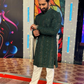 Green Sequence Kurta Pajama