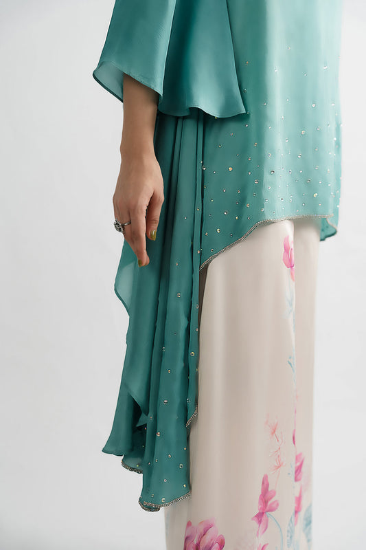 Passu Festive Edit '25 - Irga Asymmetrical Dress