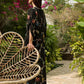 Kaftans -Black Georgette