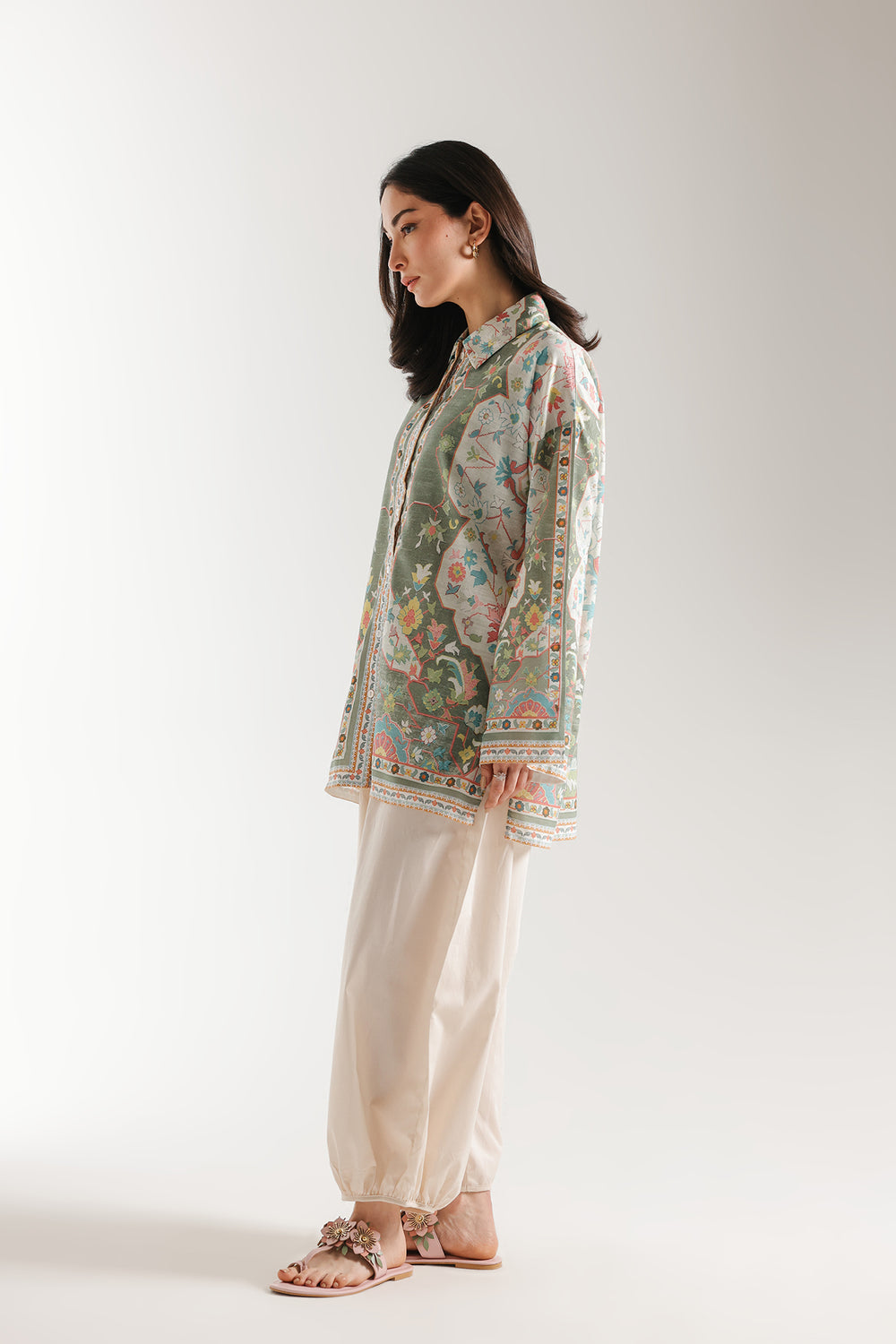 Women Casual SS '26 Drop II - PRINTED KURTI | E8379/102/001