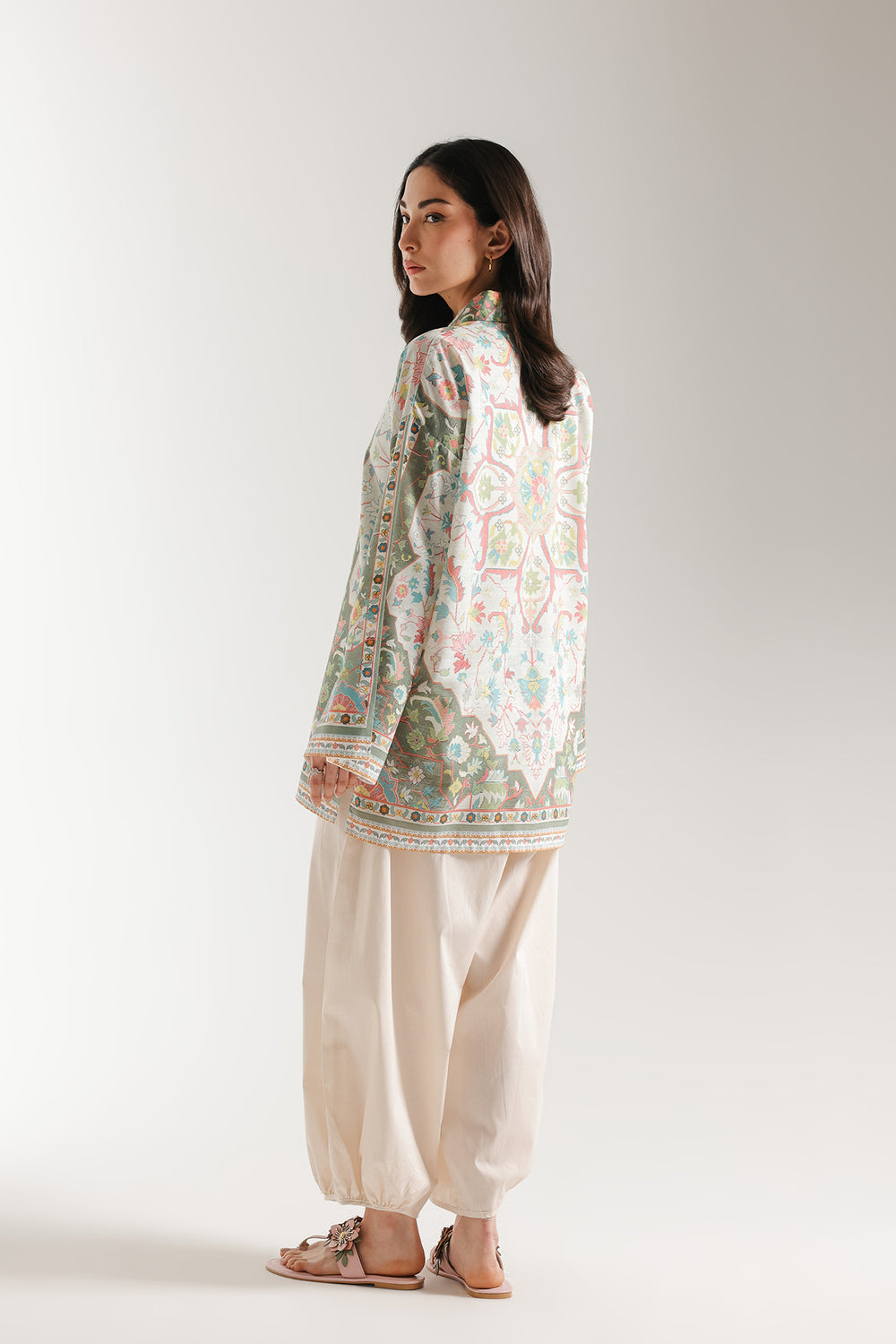 Women Casual SS '26 Drop II - PRINTED KURTI | E8379/102/001