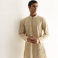 Beige Embroidered Embellish Full Hand Work Kurta Pajama
