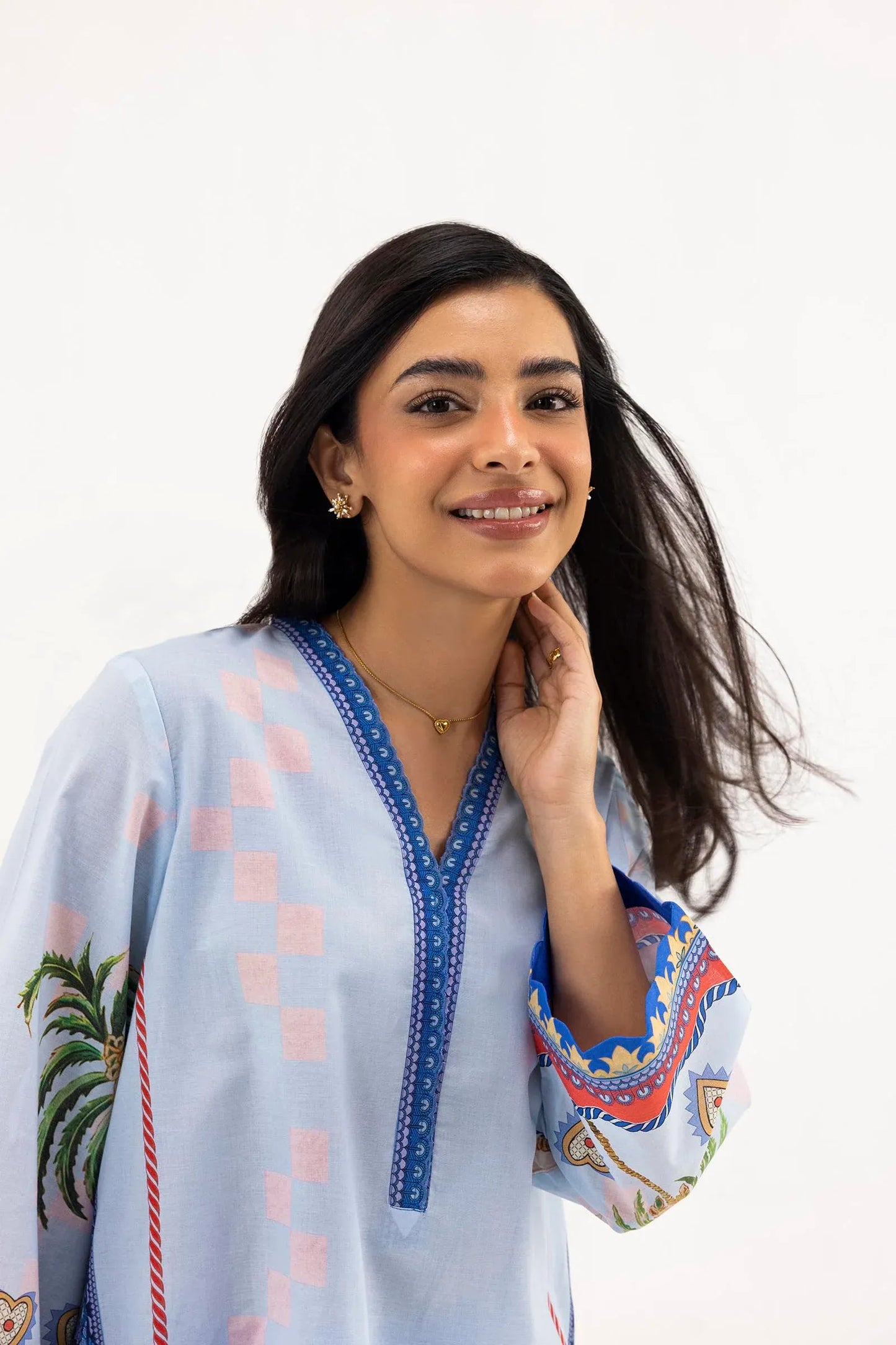New In '26 - Stitched Printed Lawn Shirt+ Culotte | SS26BSP174P2T