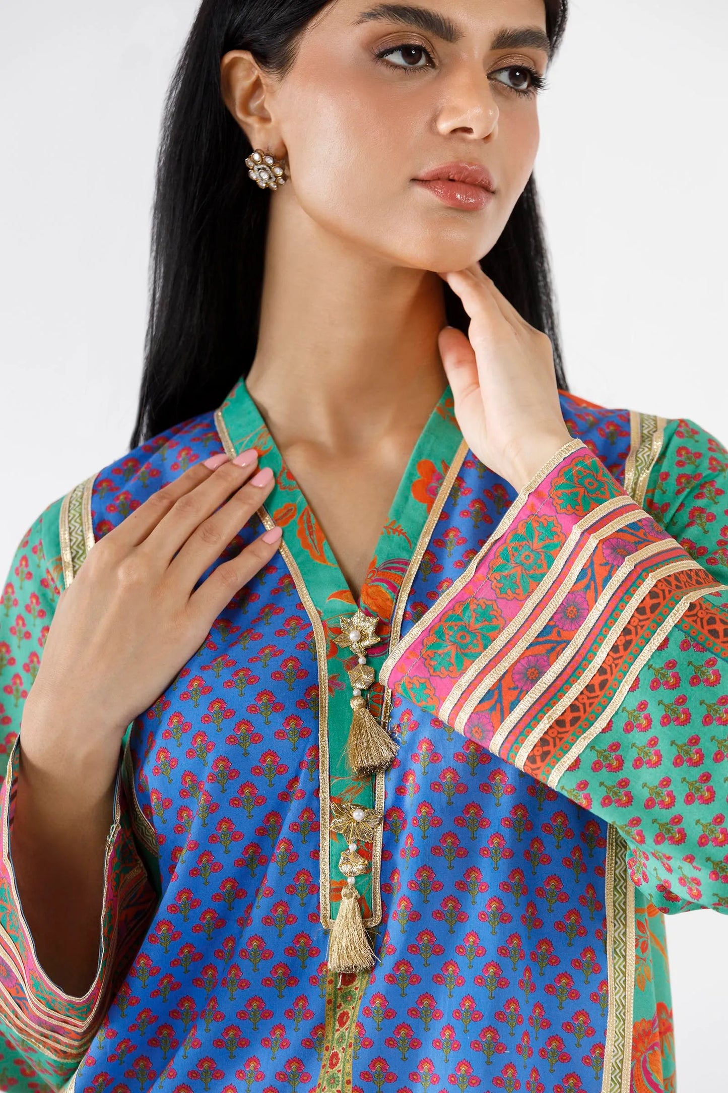 New In '26 - Stitched Printed Lawn Shirt+ Shalwar | SS26BSP224P2T