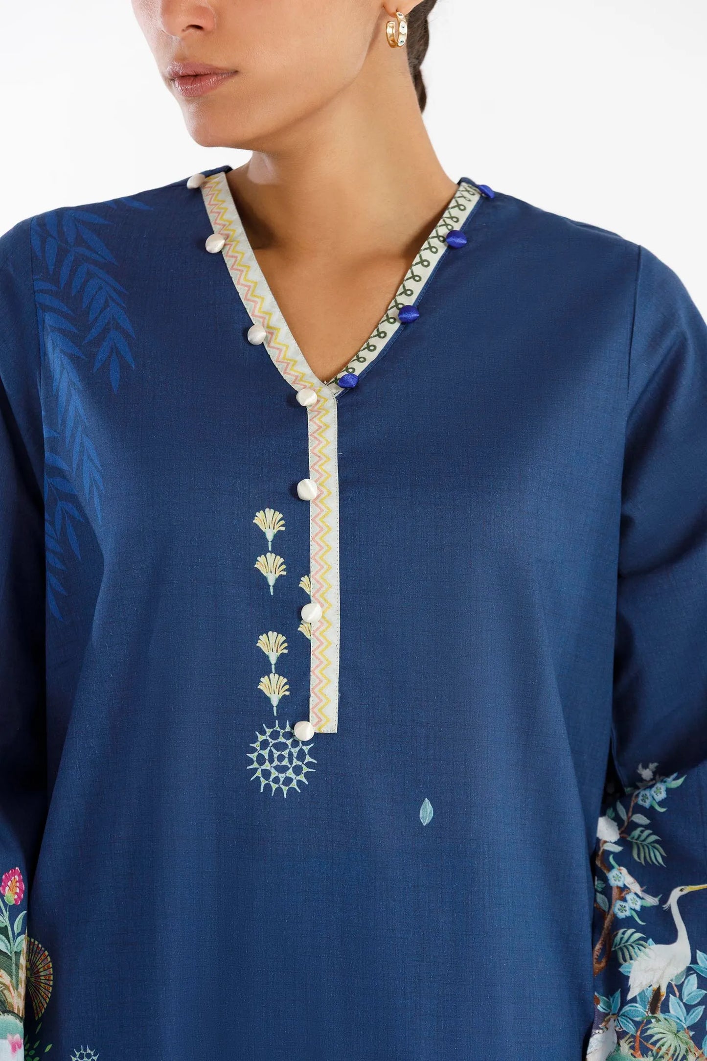 New In '26 - Stitched Printed Lawn Shirt+ Culotte | SS26BSP153P2T