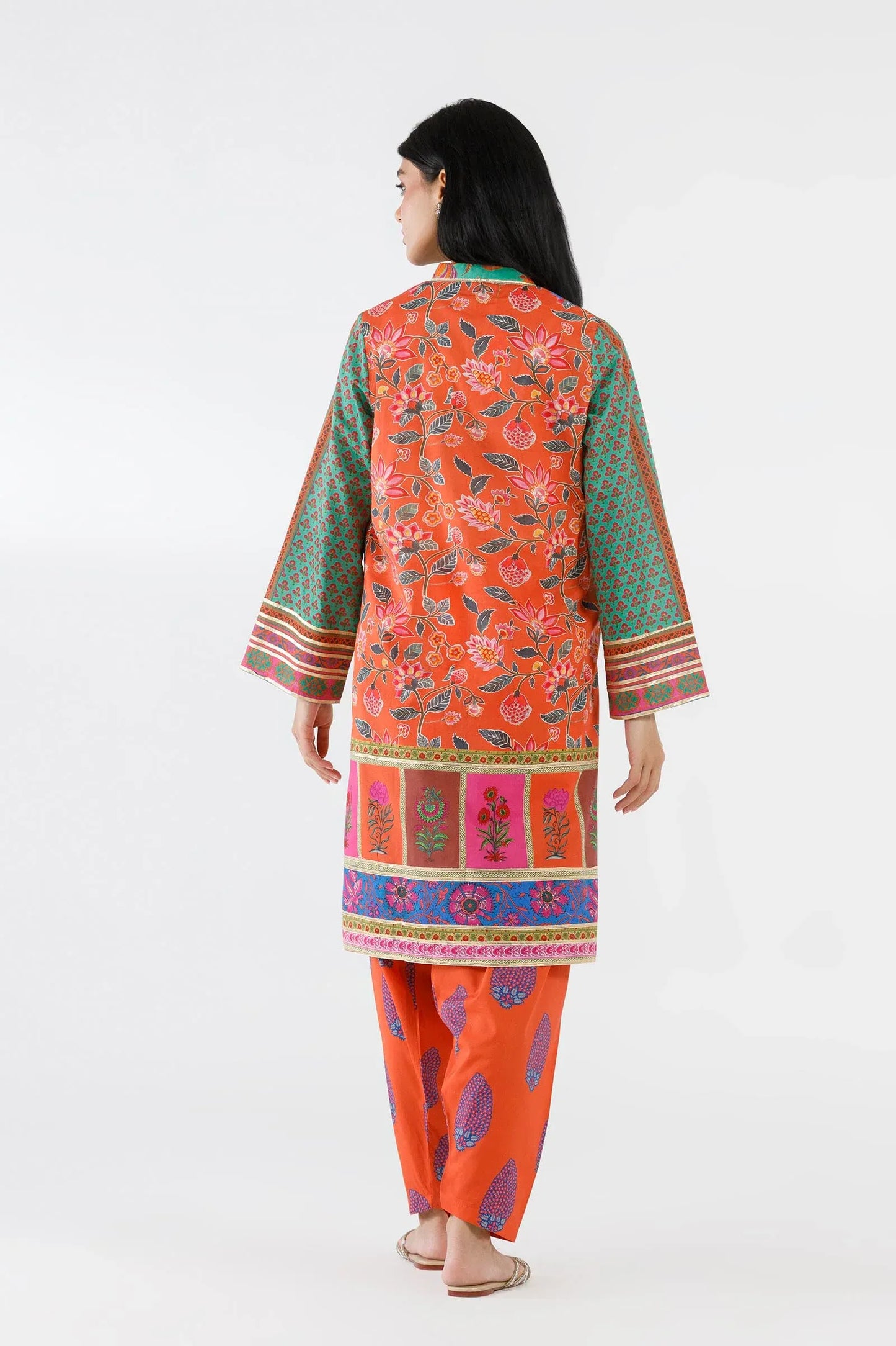 New In '26 - Stitched Printed Lawn Shirt+ Shalwar | SS26BSP224P2T