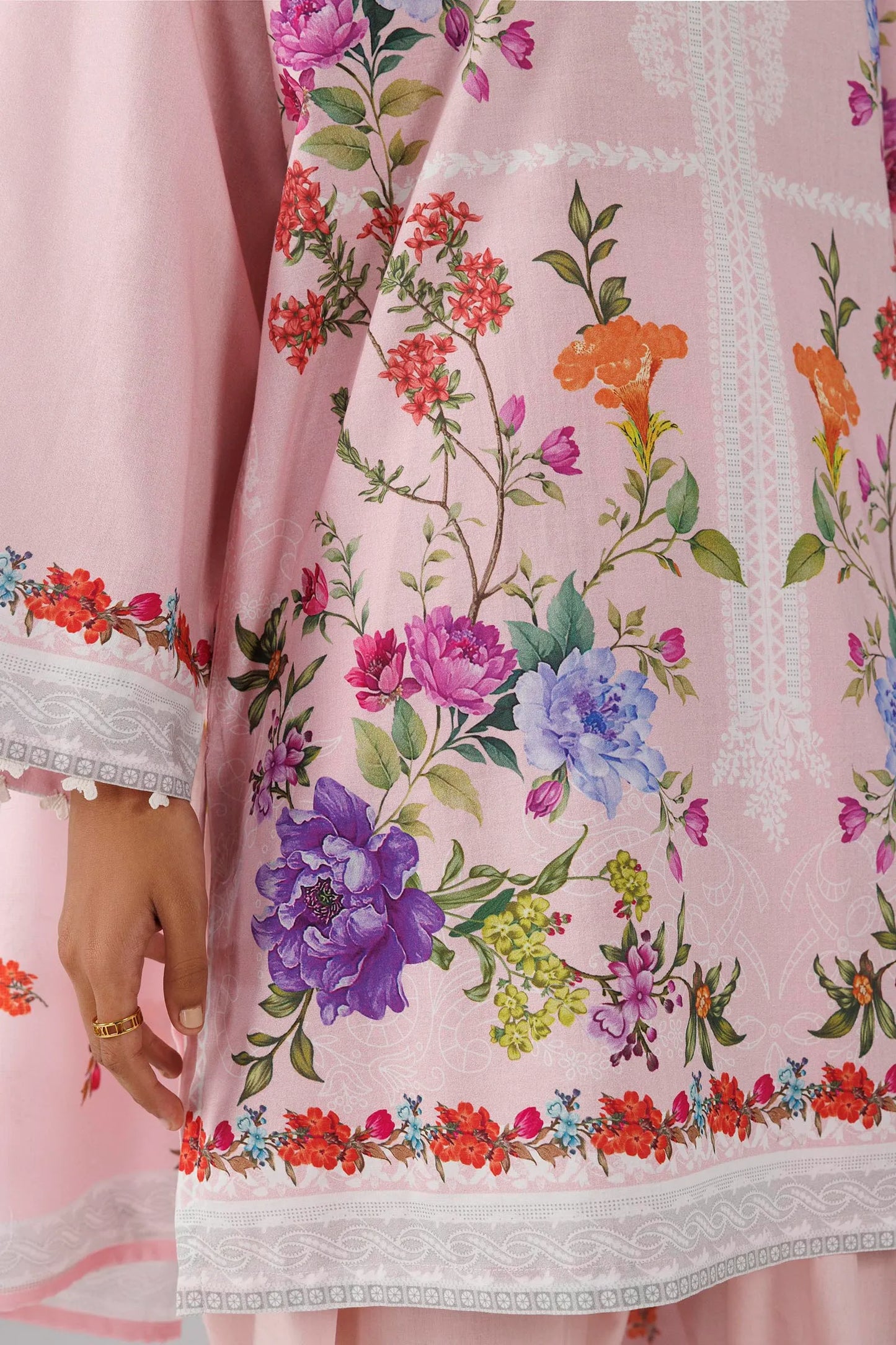 New In '26 - Stitched Printed Lawn Suit | SS26MHY103BP3