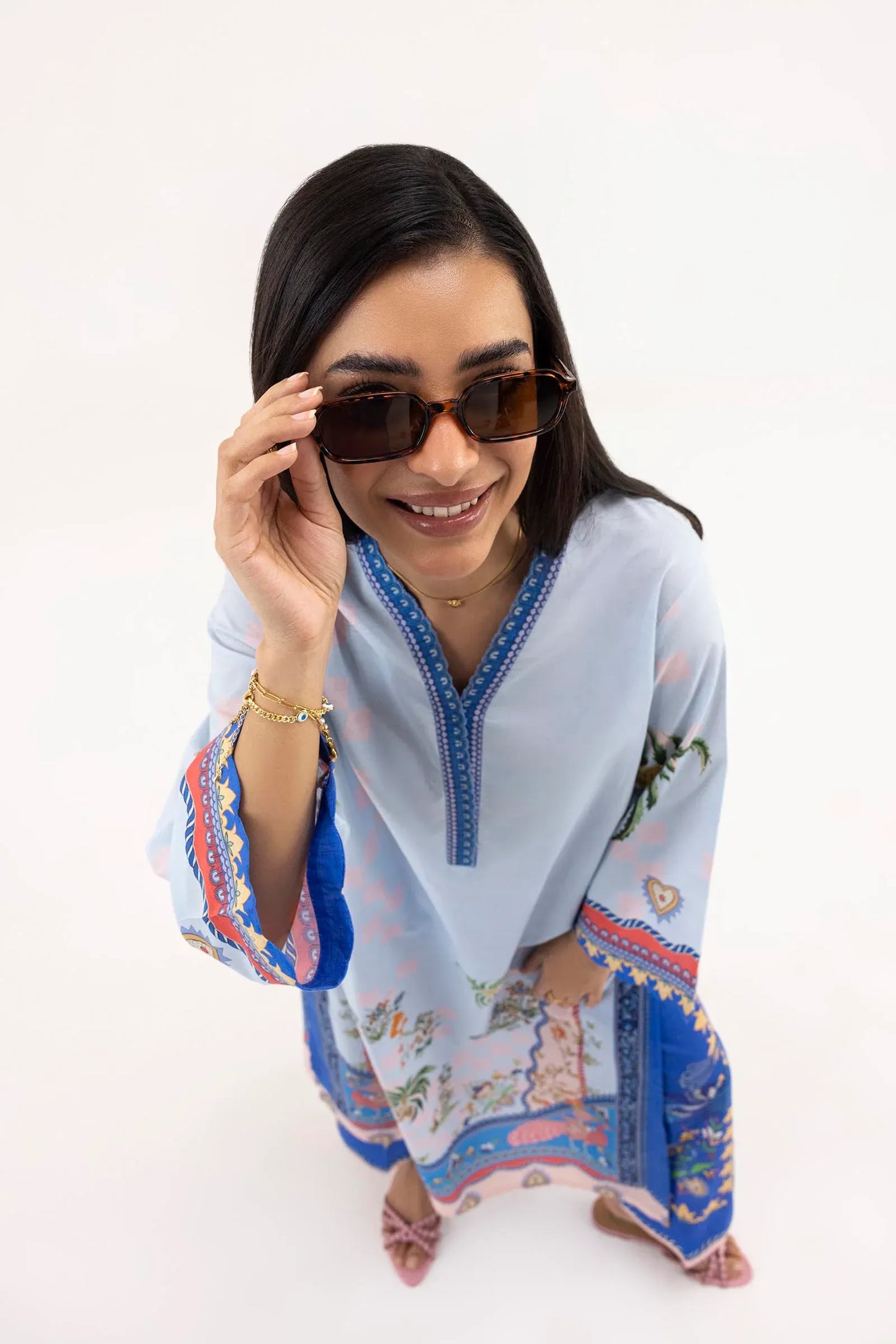 New In '26 - Stitched Printed Lawn Shirt+ Culotte | SS26BSP174P2T