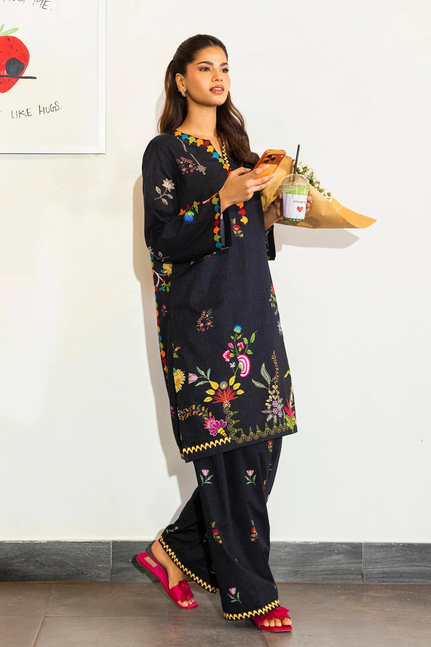 New In '26 - Stitched Printed Lawn Shirt+ Shalwar | SS26BSP213P2T