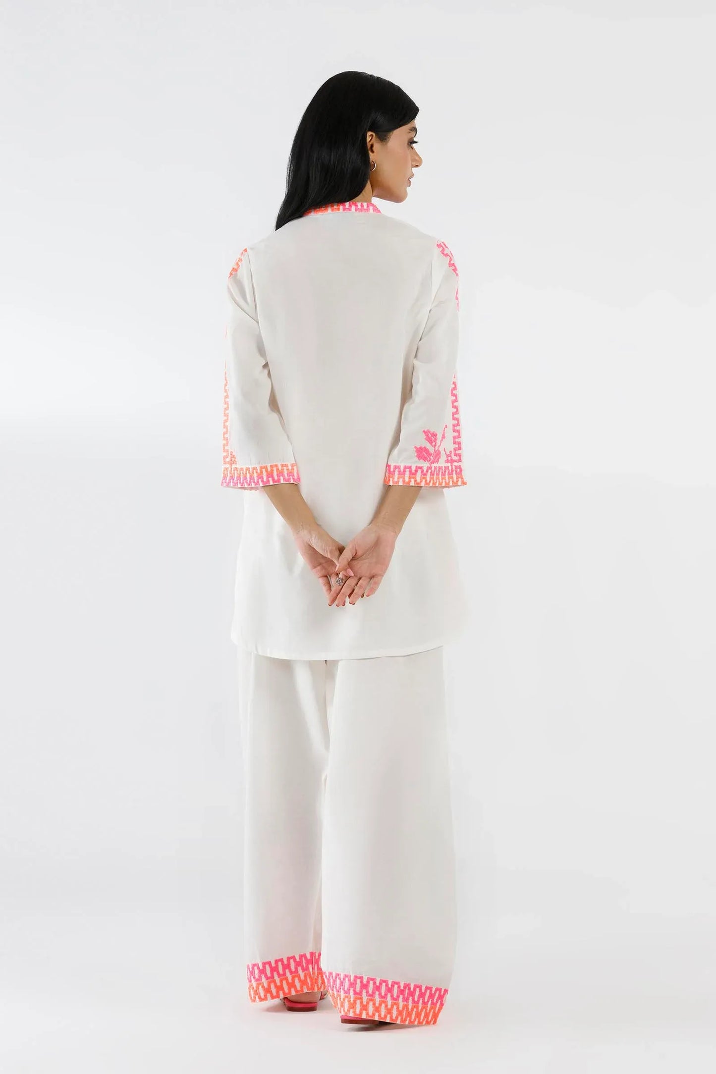 New In '26 - Stitched Embroidered Lawn Shirt + Shalwar | SS26ESE304P2T