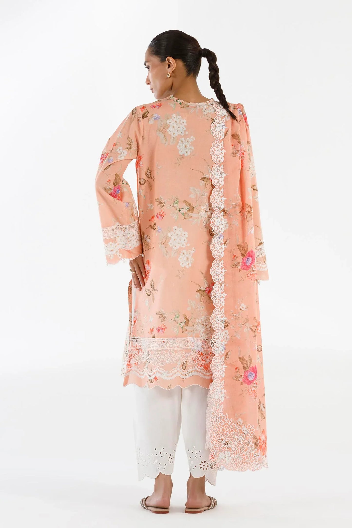 Eid Edit '26 - Stitched Embroidered Lawn Suit | SS26SGE425P3