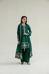 Ramadan Ready to Wear '26 - EMERALD GREEN LUXURY EMBROIDERED LAWN 3PCS SET (NPA3-26413)