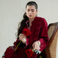 Ramadan Ready to Wear '26 - MAROON (LASER) LUXURY EMBROIDERED LAWN 3PCS SET (NPA3-26409)