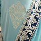 Ready To Wear SS '26 - ICE BLUE LUXURY EMBROIDERED 3PCS SET | NPA3-26423