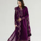 Ramadan Ready to Wear '26 - DEEP PLUM LUXURY EMBROIDERED LAWN 3PCS SET (NPA3-26410)