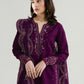 Ramadan Ready to Wear '26 - DEEP PLUM LUXURY EMBROIDERED LAWN 3PCS SET (NPA3-26410)