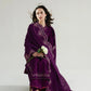 Ramadan Ready to Wear '26 - DEEP PLUM LUXURY EMBROIDERED LAWN 3PCS SET (NPA3-26410)