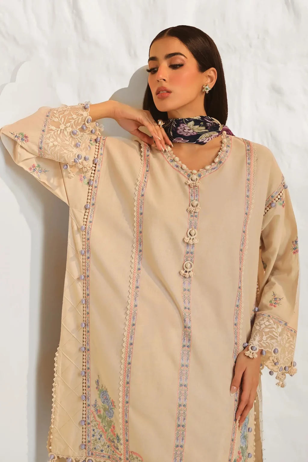 Muzlin Summer Lawn-M242-014A-CJ
