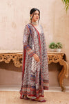 Fitrat  Anarkali- Indigo